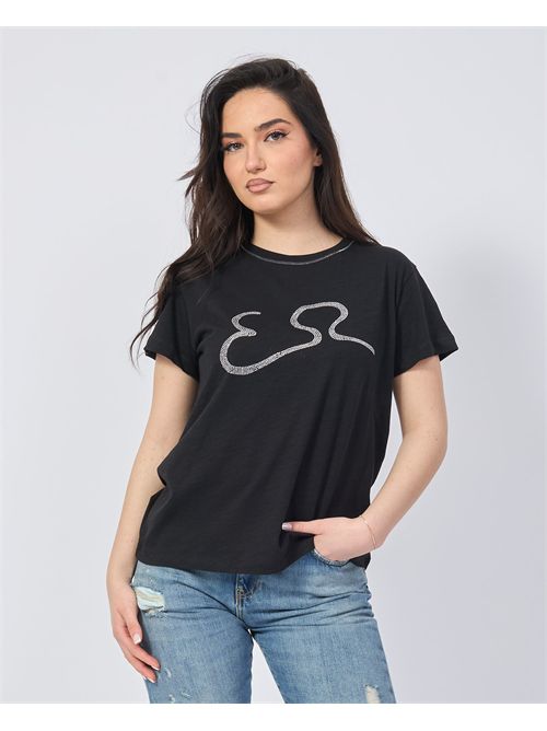 T-shirt ras du cou en coton Yes Zee YES ZEE | T264-TL000801